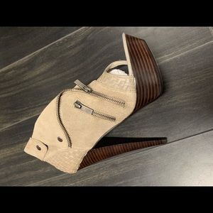 Bebe tan suede stilettos